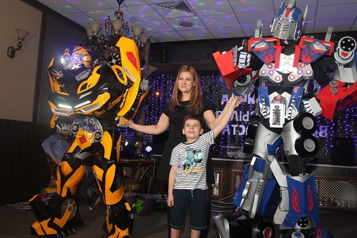 Выступление трансформеров